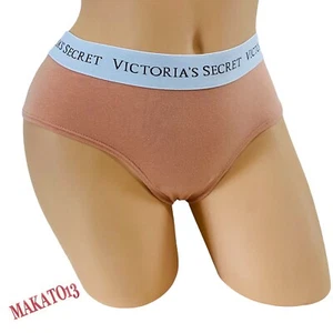 Victorias Secret LARGE Graphic Logo Elastic Waist-Band Cheeky Panty NEW - Picture 1 of 3