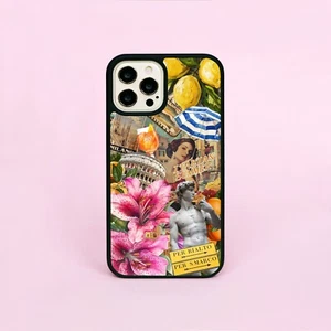 Italian Summer Italy Collage Statue Of David Phone Case/Cover For iPhone - Picture 1 of 11