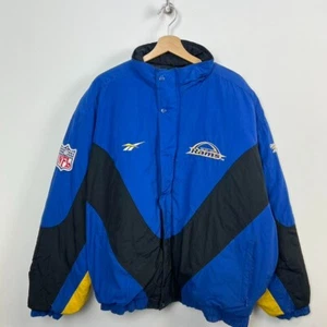 Blue LA Rams NFL Puffer Jacket, 90s, Casual - 2146 - Picture 1 of 8