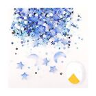 2200Pcs Star Moon Shape Beads Seed Glass Beads For Jewelry Making, Blue Serie...
