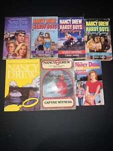 NANCY DREW PB Mystery Lot Of 7 YA Carolyn Keene Some With Hardy Boys