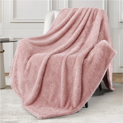 Superweiche Rosa Kuscheldecke 130 x 170 cm – Für Stil und Komfort das ganze Jahr - Bild 1 von 2