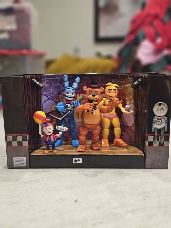 Five Nights At Freddy’s Characters On Stage Popcorn Bucket IN Hand Ships Now New - Image 1 of 4