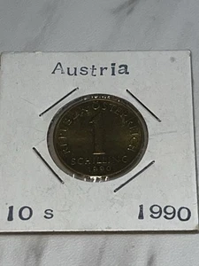 Österreich 1 Schilling Münze 1990 - Bild 1 von 5