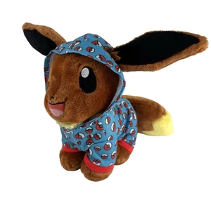 2017 Build A Bear Eevee Pokemon Peluche Pokeball Pijama para Dormir 16" Pokémon BAB - Imagen 1 de 14