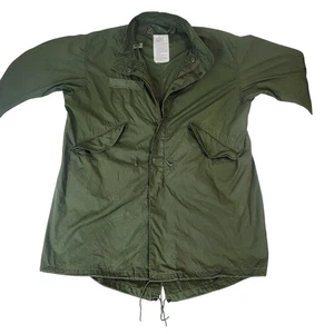 Parka militar M-65 cola de pez para hombre grande verde clima frío extremo sin forro - Imagen 1 de 14