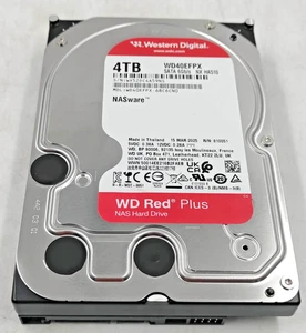 4TB WESTERN DIGITAL WD40EFPX WD RED PLUS NAS 3.5" SATA HDD Hard Disk Drive - Afbeelding 1 van 1