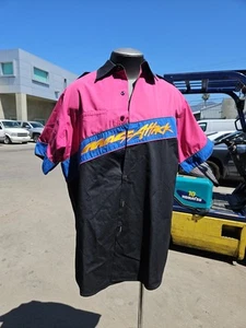 1993 CORY MAC TOP FUEL DRAGSTER MAC ATTACK PIT CREW BUTTON UP SHIRT SZ XL - Picture 1 of 5