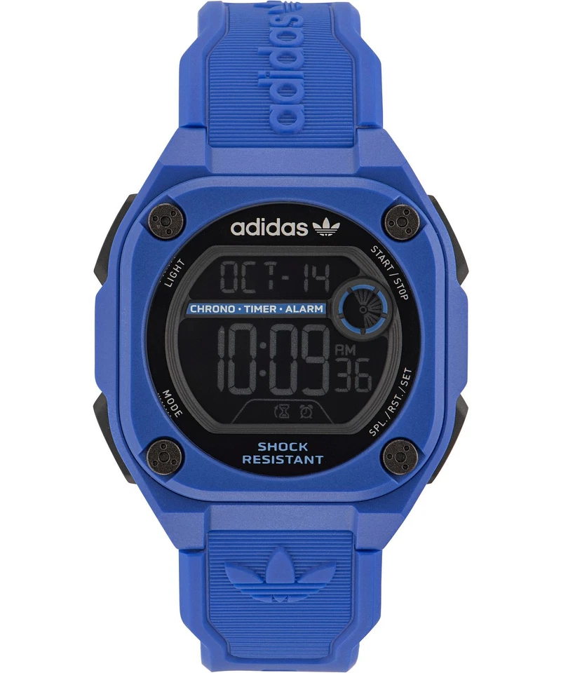 Reloj Pulsera ADIDAS STREET CITY TECH TWO AOST23061 Digital Silicona Azul Foto 1 de 1