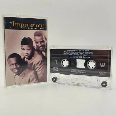 The Impressions Greatest Hits Cassette 1994 MCA Records MCAC-11837 C 126119 - Image 1 of 4
