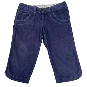 Athleta Purple Corduroy Soft Skimmer Bermuda Shorts 17” Inseam Size 4 - Picture 1 of 9