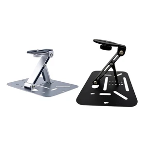 Height Adjustable Projector Mounting Bracket Metal Foldable Rotating Stand - Photo 1/10