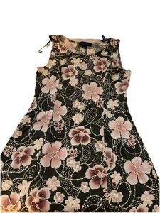 Perceptions New York Sheath Stretch Multi-color Dress w/Ruffle Bottom Sz S I79 - Picture 1 of 9