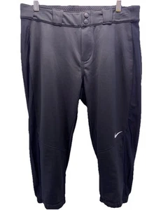 Nike Dri Fit Vapor Select Softball Pants Black 3/4 Length Womens Med (32X18) NWT - Picture 1 of 13
