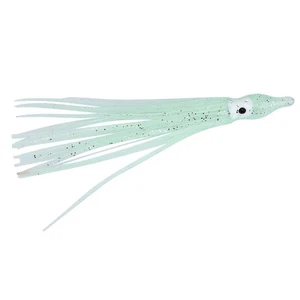 Weiß 10 Stück Tasche Mini Größe Tintenfisch Oktopus Form Angelköder Köder Angeln Tac SG - Bild 1 von 11