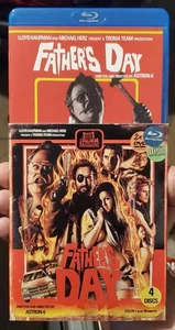FATHERS DAY BLU-RAY + DVD + CD + SLIPCOVER HORROR TROMA LIMITED /5000 4-DISC OOP - Picture 1 of 9