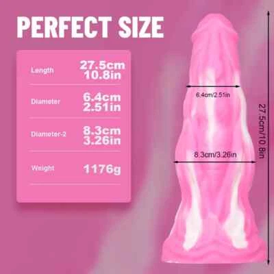 Xxxl Penis Huge Dildo Color Dick Dilator Silicone Dildo Anal Plug Adult Sex Toy - Image 1 of 4