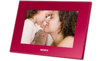 Sony DPF-A720 7" Red S-Frame Digital Photo Frame NEW - (Ref 045) - Image 1 of 4