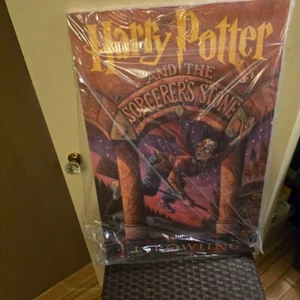 Harry Potter and the Sorcerer's Stone Stretched Canvas Print NEW in Box 30"x20" - Picture 1 of 3