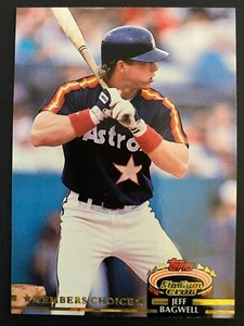 Jeff Bagwell 1992 Topps Stadium Club #606 - Picture 1 of 2