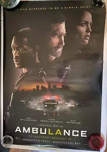 Ambulance Original Theatrical poster 27x40 Rolled - Picture 1 of 1