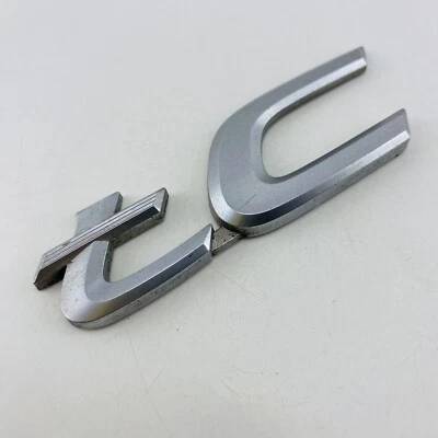 05 06 07 08 09 10 Scion TC Emblem Letters Logo Badge Trunk Rear Silver OEM F99 - Image 1 of 4