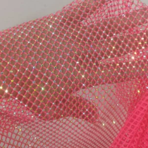 Glitzer Strass Netzstoff Stretch Netz Tuch DIY Nähen Kleid Bekleidung - Bild 1 von 20