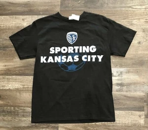 MLS Womens Large Sporting Kansas City Soccer Black T Shirt New with Tags - Picture 1 of 5