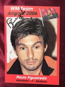 Autogramm PAULO FIGUEIREDO-Nationalmannschaft ANGOLA-Weltmeisterschaft 2006-Ex-Öster/VarzimAK - Bild 1 von 2