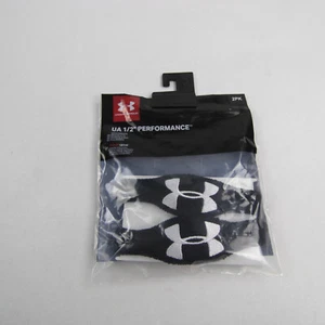 Under Armour HeatGear Wristband Unisex Black New with Tags - Picture 1 of 5