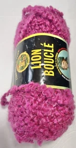 LION BRAND BOUCLE Yarn. 1 Ball. ROSE . I Combine Shipping. See Details - Picture 1 of 3