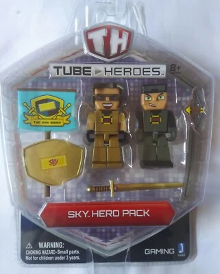 Paquete de 2 Tube Heroes Sky Hero, The Sky Army, Jazwares, LLC Foto 1 de 4