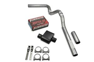 Chevy Tahoe 07-14 3" Single Exhaust Kit S Exit Flowmaster Super 10 No Tip