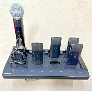 Shure Mix '6, MXW' Wireless Microphone, Freq 1920-1930 MHz, w/ Charging Station - Picture 1 of 13