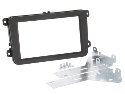 für Seat Alhambra 2 7N Auto Radio Blende Montage Einbau Rahmen Doppel-DIN 2-DIN - Bild 1 von 2