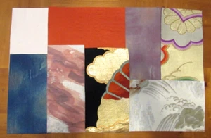 Obi Silk Variety Craft Heat n Bond Ready To Use Fabric Made in Japan Silk #338A - Picture 1 of 4