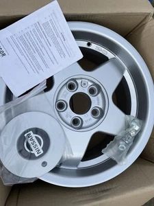 Alufelge OZ Ruote Nissan Maxima 7,5J16H2 ET35 Typ J30 mit Deckel. 01S0BA - Bild 1 von 5