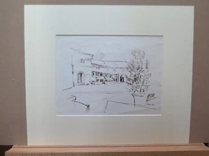 Dante Panni - china originale 1954, 23x30cm - Foro Annonario Senigallia - Foto 1 di 3