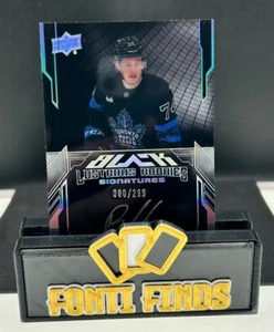 2023-24 Bobby McMann Black Lustrous Rookies RC Signatures Auto LRA-BM #/299 - Picture 1 of 3