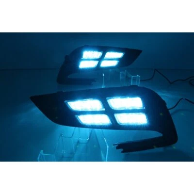 3 Color DRL for Buick Encore Opel Mokka 2017+ LED Fog Lamp Daytime Running Light - Image 1 of 4