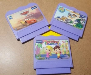 LOT OF 3 Vtech VSmile Learning Games - Alphabet Park,  Cars, & Go Diego Go -USED - Picture 1 of 8