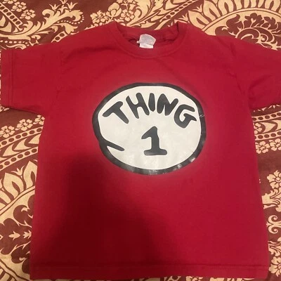 Thing 1 Kids 4/5T-Shirt Medium  ,Pre Owner  - Image 1 of 3