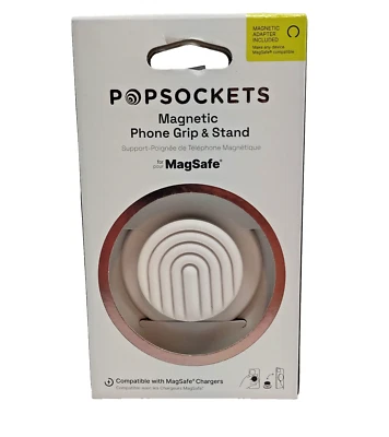 Popsockets- Magnetic MAGSAFE Phone Grip & Stand Curves Coconut Creme - Image 1 of 4