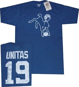 Indianapolis Baltimore Colts Johnny Unitas Reebok Throwback Shirt Medium New Tag