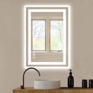 Brand New, Unopened 28"x 20" LED Wall Mounted Vanity Mirror with Lights for Bath - Picture 1 of 7