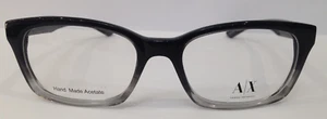ARMANI EXCHANGE AX 232 BLACK 0E4S PLASTIC EYEGLASSES FRAME NEW 50-16-140 - Picture 1 of 3