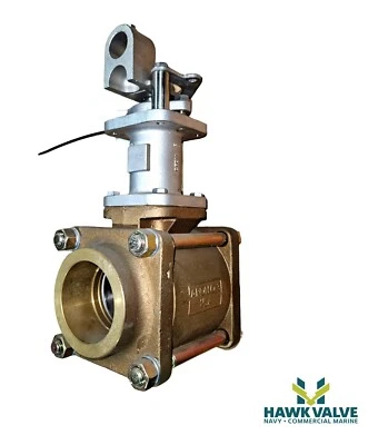 Apollo 3" BRZ 3 PC Solder End Ball Valve W/ 4" Bonnet 316SS Ball/Stem 82A-240-70 - Image 1 of 4