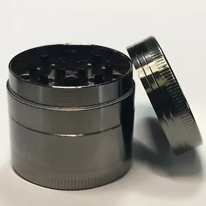 4 Piece Metal Dry Herbal Herb Spice Smoke Tobacco Grinder Alloy Chromium Crusher - Picture 1 of 8