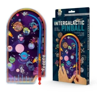 Handheld Intergalactic Space Pinball Machine Small 25cm Game Toy For Kids 3+ - Image 1 of 4