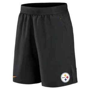 Pittsburgh Steelers Nike Stretch Woven Training Shorts Men's 2022 NFL Player New - Picture 1 of 3